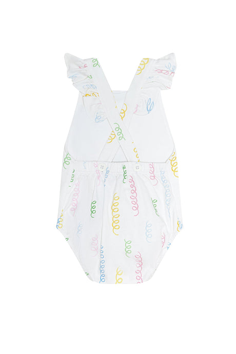 Spirals Print Ruffle Bubble - HoneyBug 