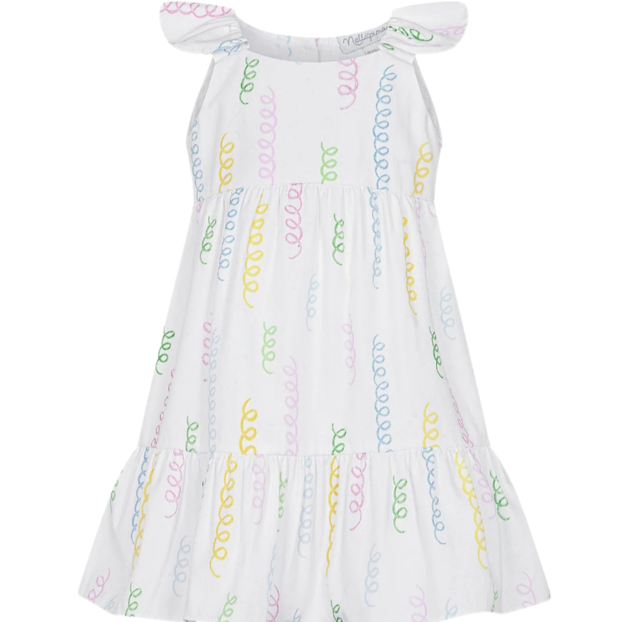 Spirals Woven Summer Dress - HoneyBug 