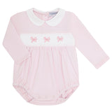 Charming Bows Embroidery Bubble LS - HoneyBug 