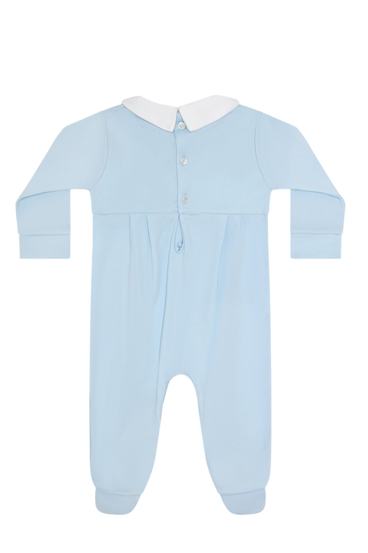 Mini Voyages Embroidery Footie - HoneyBug 