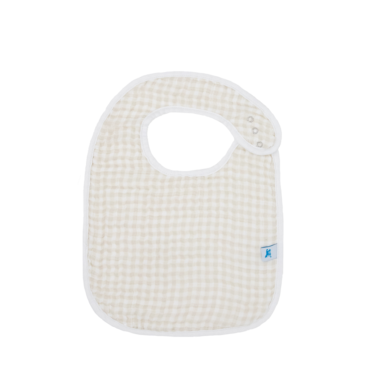 Cotton Muslin Classic Bib 3 Pack - Georgia Peach