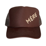 MÉRE - Embroidered Trucker Hat - Mocha - HoneyBug 