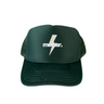 Mother Strong Printed Trucker Hat - Forest Green - HoneyBug 