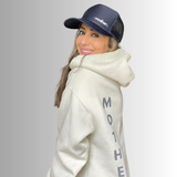 The Mini Mother Embroidered Women's Trucker Hat - Navy - HoneyBug 