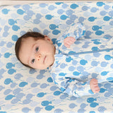 Organic Footie - Blue Balloons