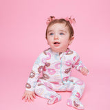 Organic Footie - Donuts