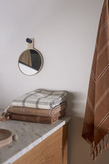 Kyoto Guest Towel - Dark Caramel