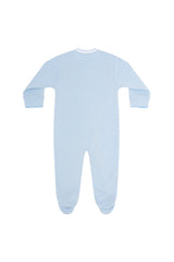 Blue Bubble Baby Footie - HoneyBug 