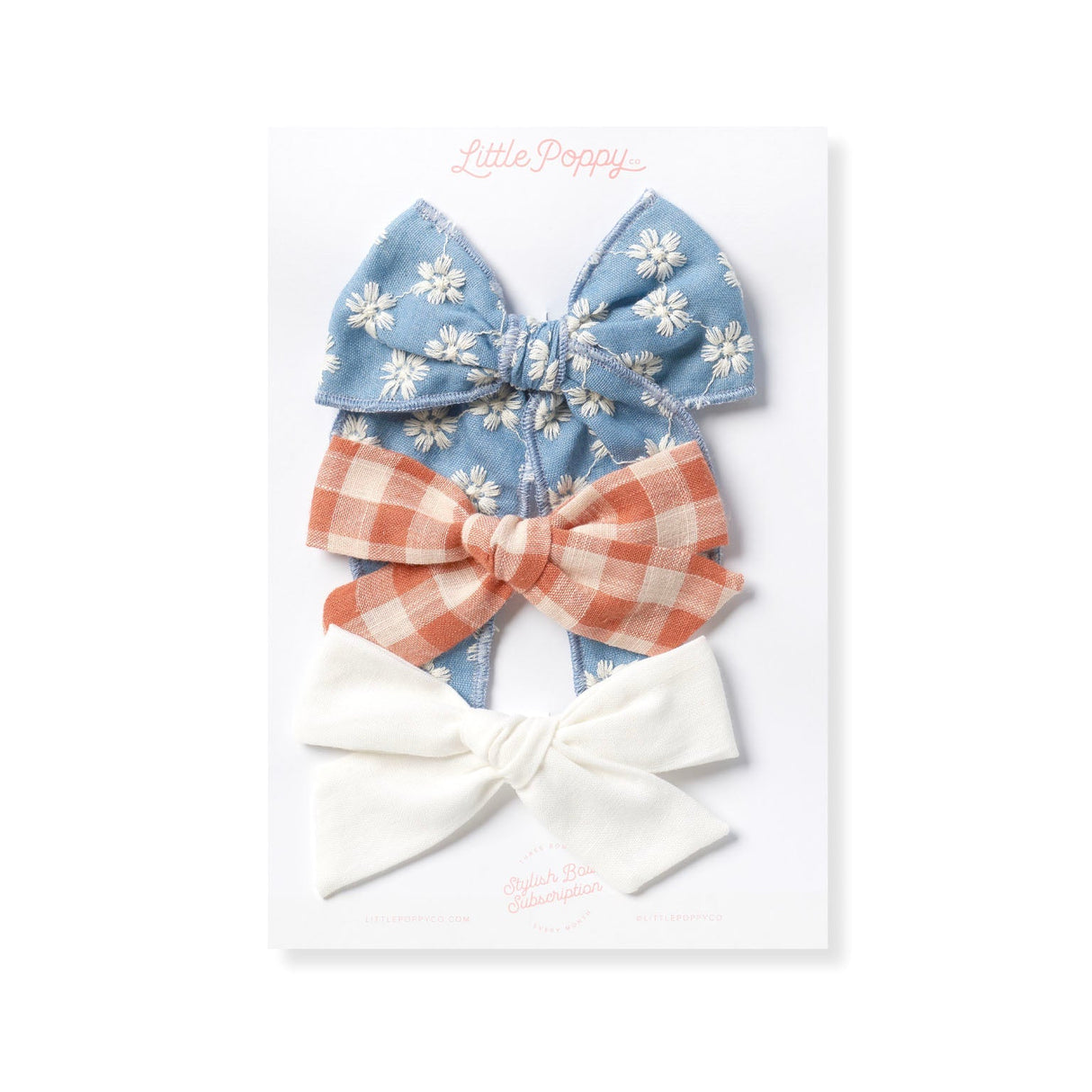 The Aria Bow Clip Set