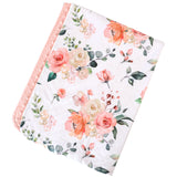 Premium Baby & Toddler Blanket - Peach Floral