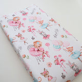 Changing Pad Cover - Ballerinas