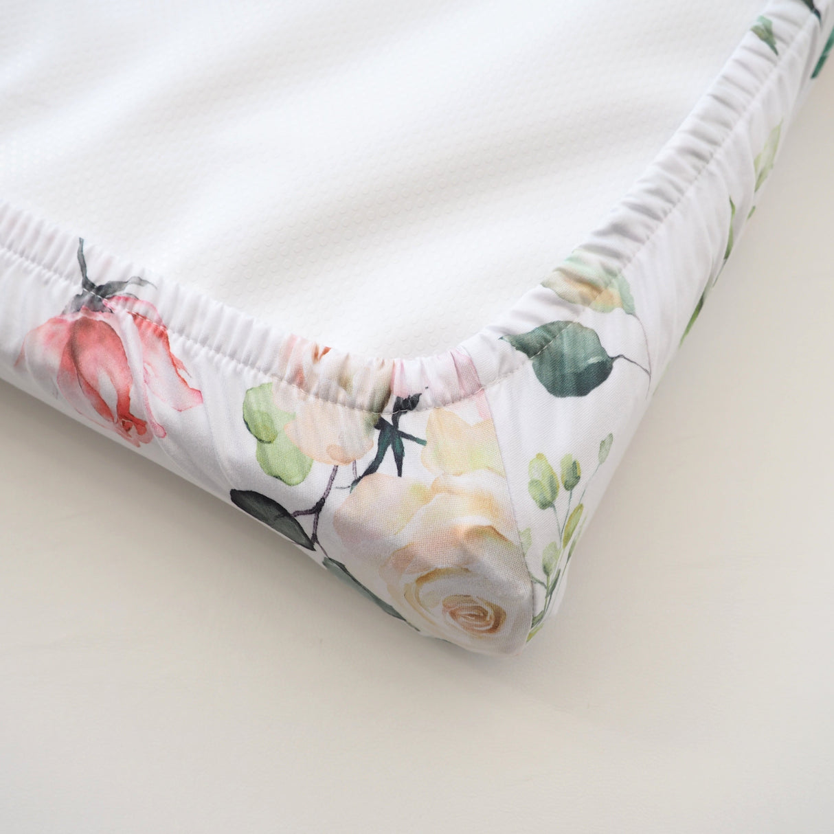 Changing Pad Cover - Peach Floral