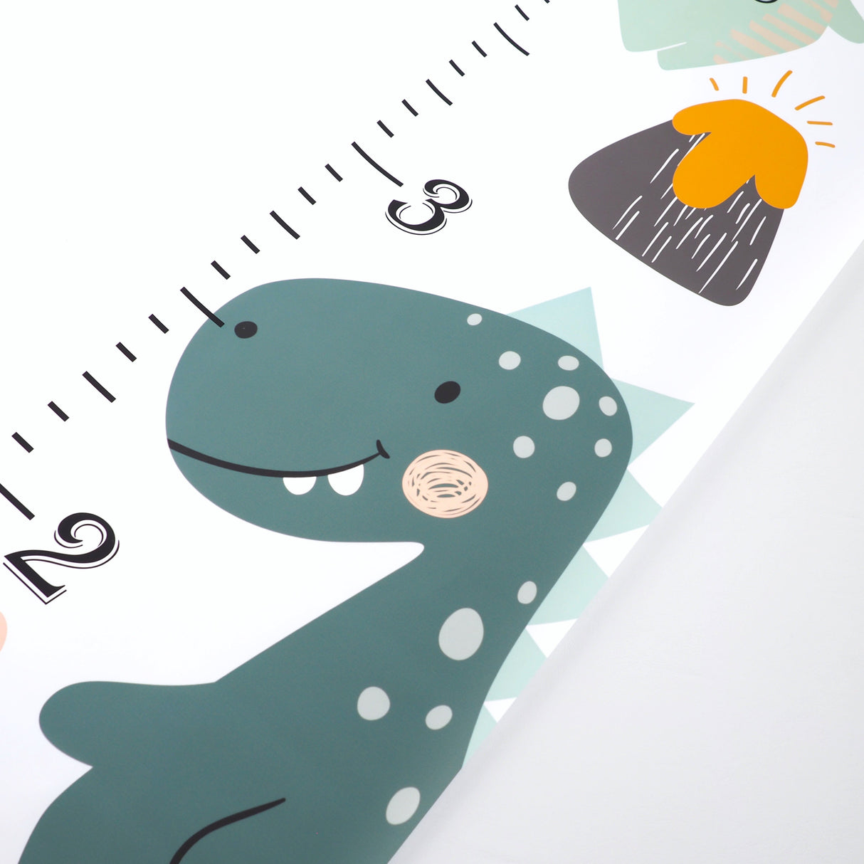 Canvas Kids Growth Chart - Dino