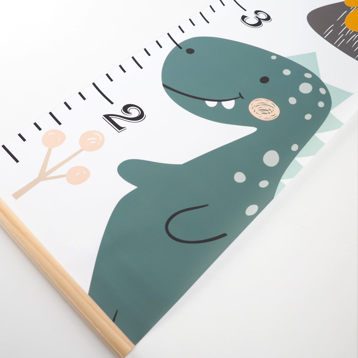 Canvas Kids Growth Chart - Dino