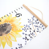 Canvas Kids Growth Chart - Sunflower