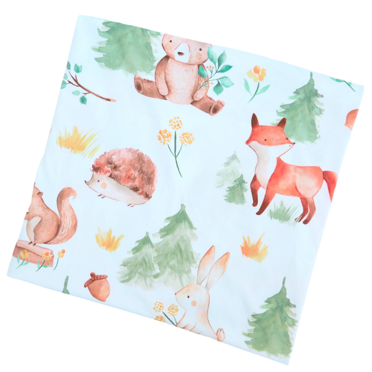 Buttery Soft and Stretchy Swaddle Blanket - Forest Friends