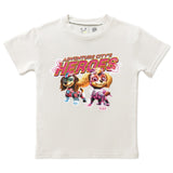 PAW Patrol: The Mighty Movie Girl Pups Bamboo Terry Kids Oversized T-Shirt - HoneyBug 