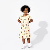 PAW Patrol: Classic Bamboo Terry Daywear Girls' Short Sleeve Dress - HoneyBug 