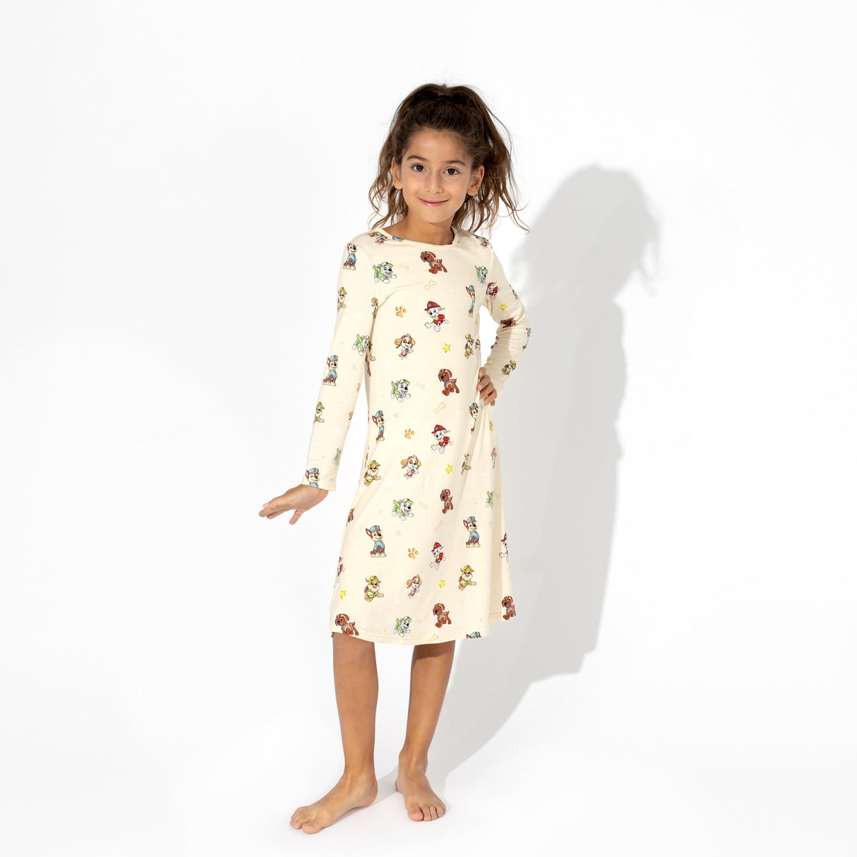 PAW Patrol: Classic Bamboo Girls' Long Sleeve Dress - HoneyBug 