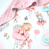 Baby & Toddler Minky Blanket - Ballerinas