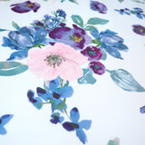 Fitted Crib Sheet - Purple & Blush Floral - HoneyBug 