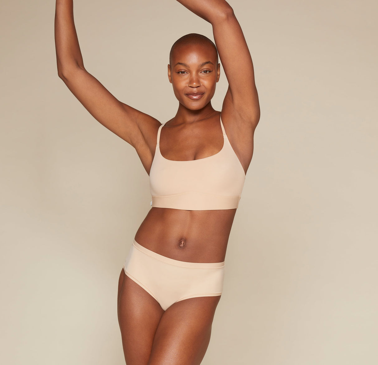 Bliss Scoop Bralette - Beige