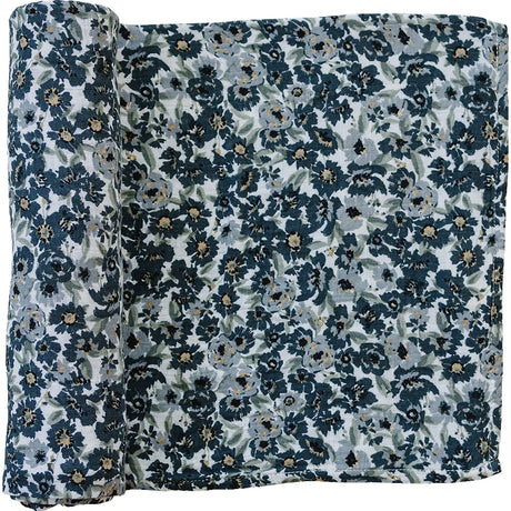 Liberty Floral Muslin Swaddle Blanket - HoneyBug 