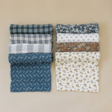 Cream Berry Muslin Swaddle Blanket - HoneyBug 