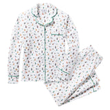 Women's Pima Pajama Set in Merry Meow - HoneyBug 