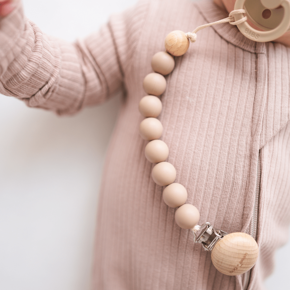 Pacifier Clip - Walnut