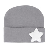 Newborn Hospital Hats - Grey & White