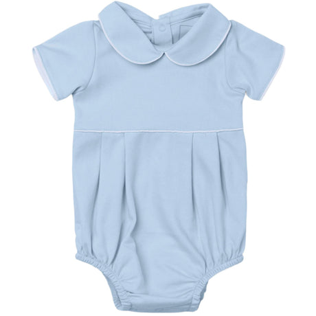 Palmer Boys' Pima Cotton Bubble - Light Blue - HoneyBug 