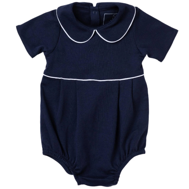 Palmer Boys' Pima Cotton Bubble - Navy - HoneyBug 