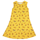 Papaya Bamboo Girls' Sleeveless Dress - HoneyBug 