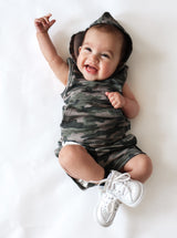 BAMBOO HOODIE TANK- Chris Camo