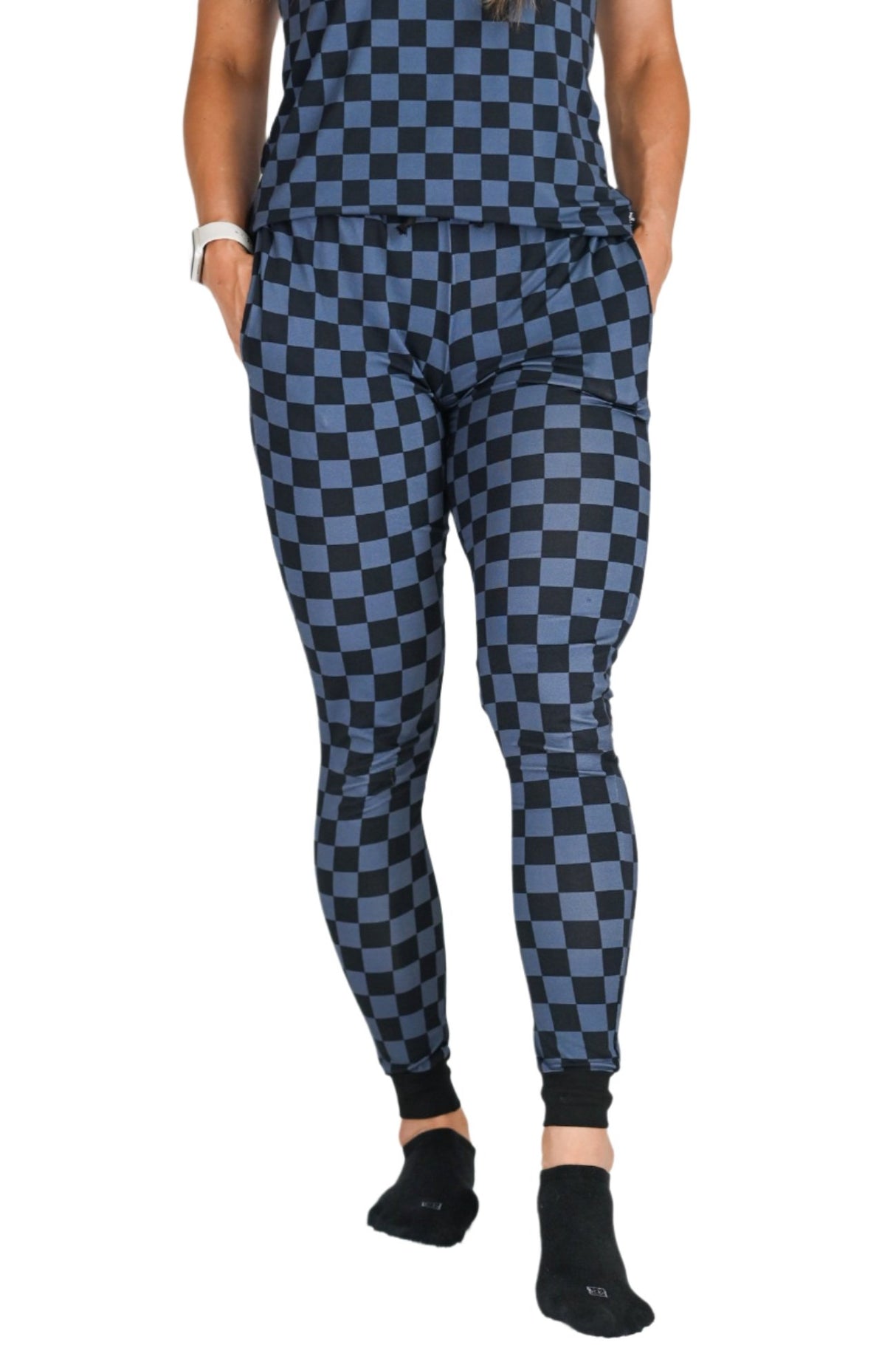 MAMA JOGGERS- Grey Check