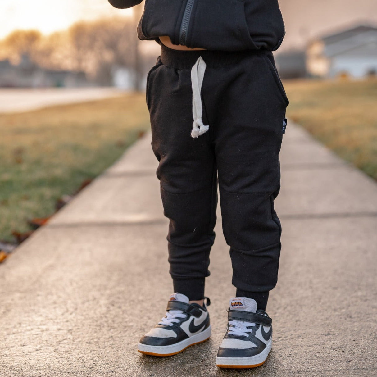 JOGGERS- Midnight Bamboo French Terry