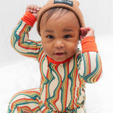 LONG SLEEVE 2 PIECE SETS- Retro Rainbow