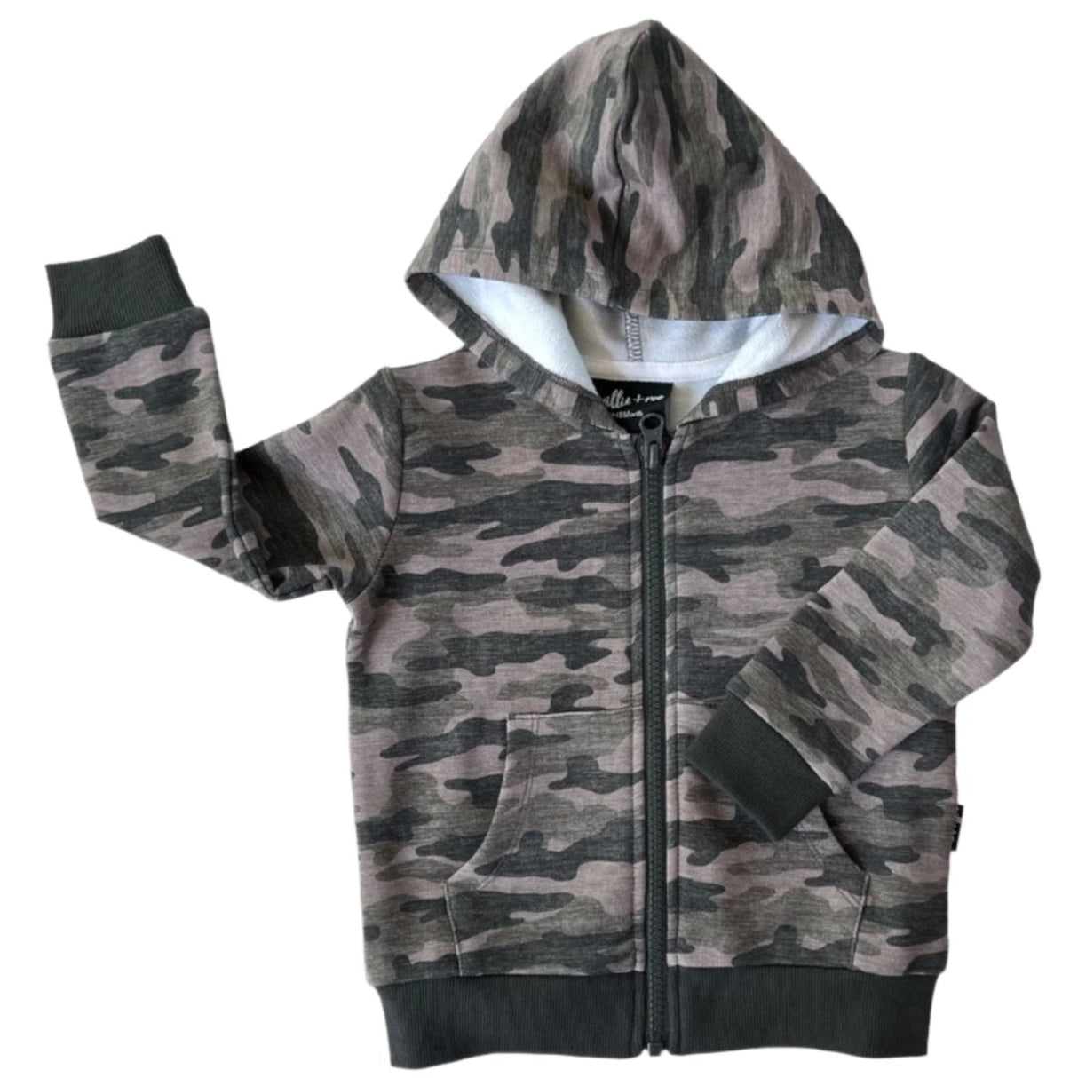 ZIP HOODIE- Chris Camo Bamboo French Terry