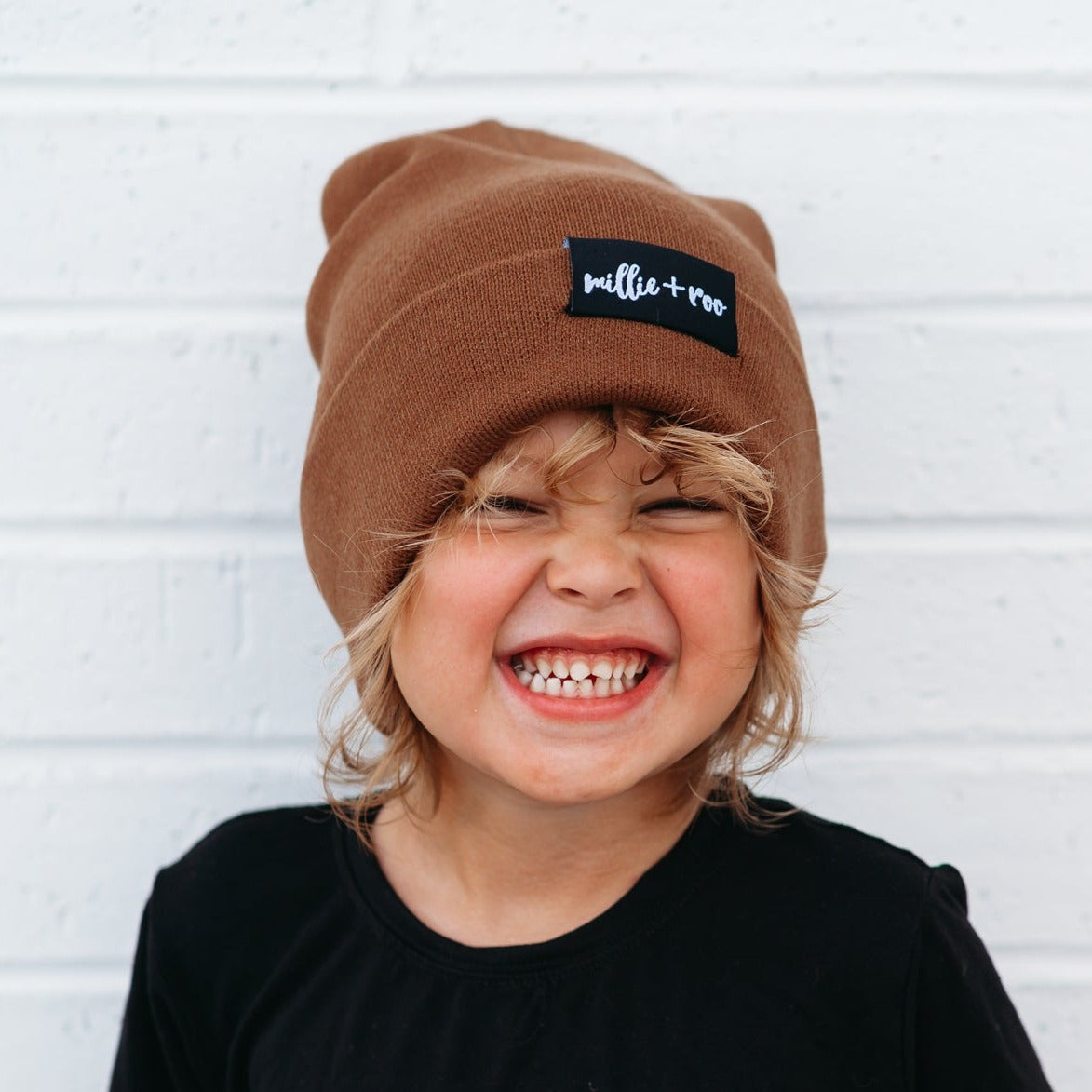 BAMBOO CUFF BEANIE- Bark