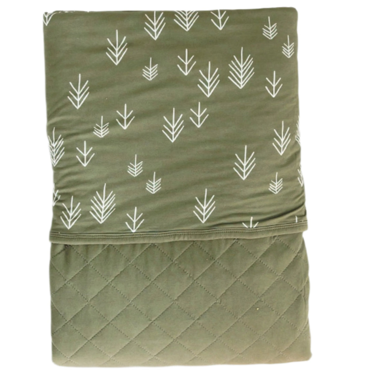 XL QUILTED BAMBOO BLANKET- Trees