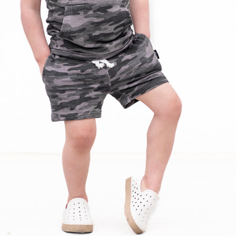 BAMBOO JOGGER SHORTS- Chris Camo