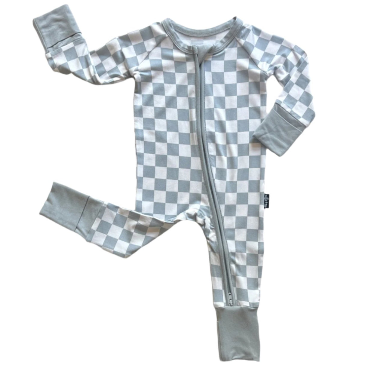 ZIP ROMPER - Stone Check