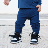 BAMBOO RIB LEGGINGS- Navy - HoneyBug 