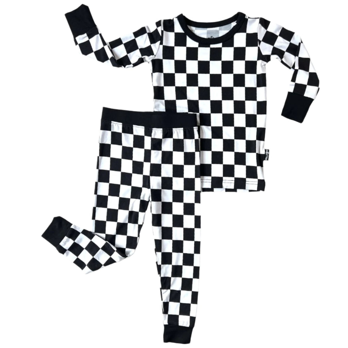 LONG SLEEVE 2 PIECE SETS- B+W Check