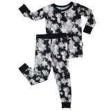 LONG SLEEVE 2 PIECE SETS- Black Tie Dye