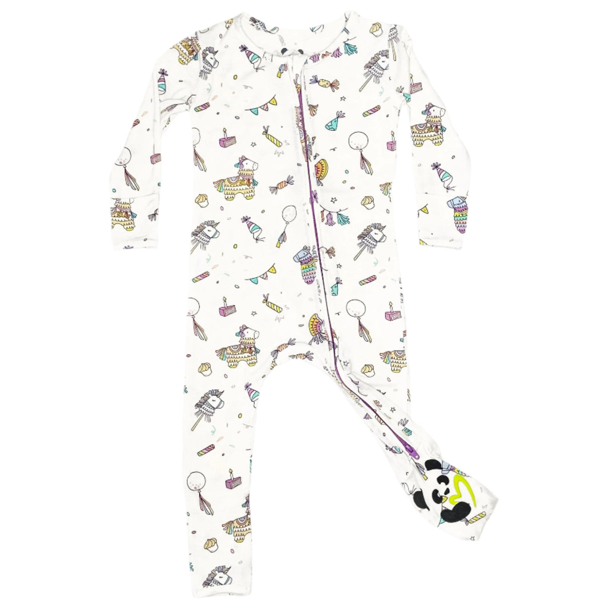 Pinata Bamboo Convertible Footie - HoneyBug 