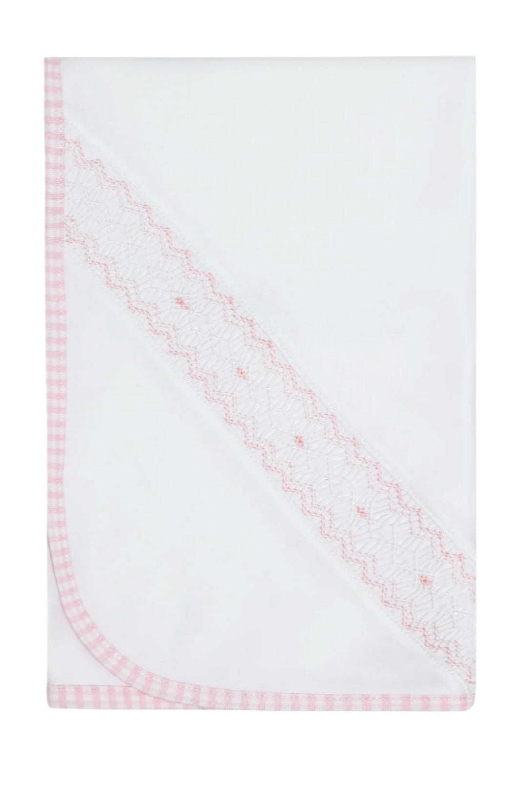 Pink Gingham Blanket - HoneyBug 