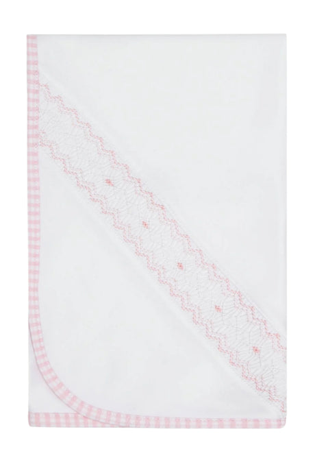 Pink Gingham Blanket - HoneyBug 