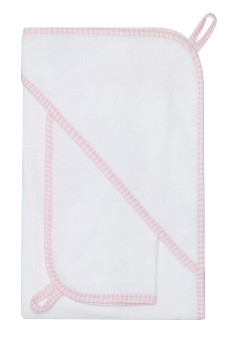 Pink Gingham Towel - HoneyBug 